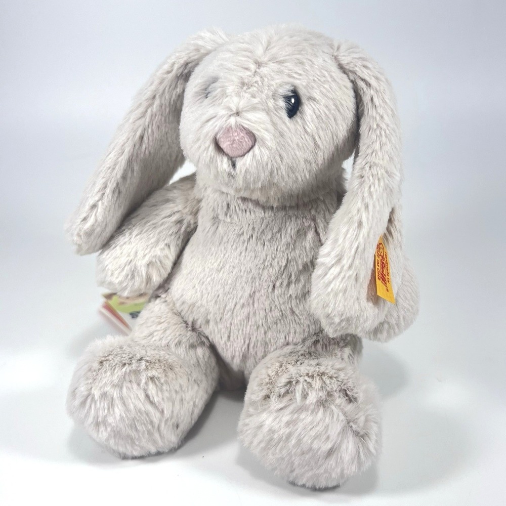 Steiff Hoppie Hase Bunny Rabbit Plush 18cm 7" #080463 NWT Soft Cuddly Friend NWT